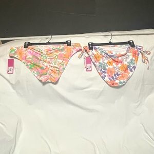 Set of 2 Ninety-Nine Women’s Bikini Swimsuit Bottoms Size XXL (19). NWT